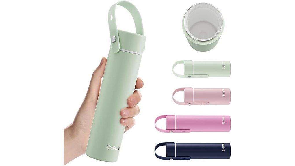 10oz insulated ceramic flask