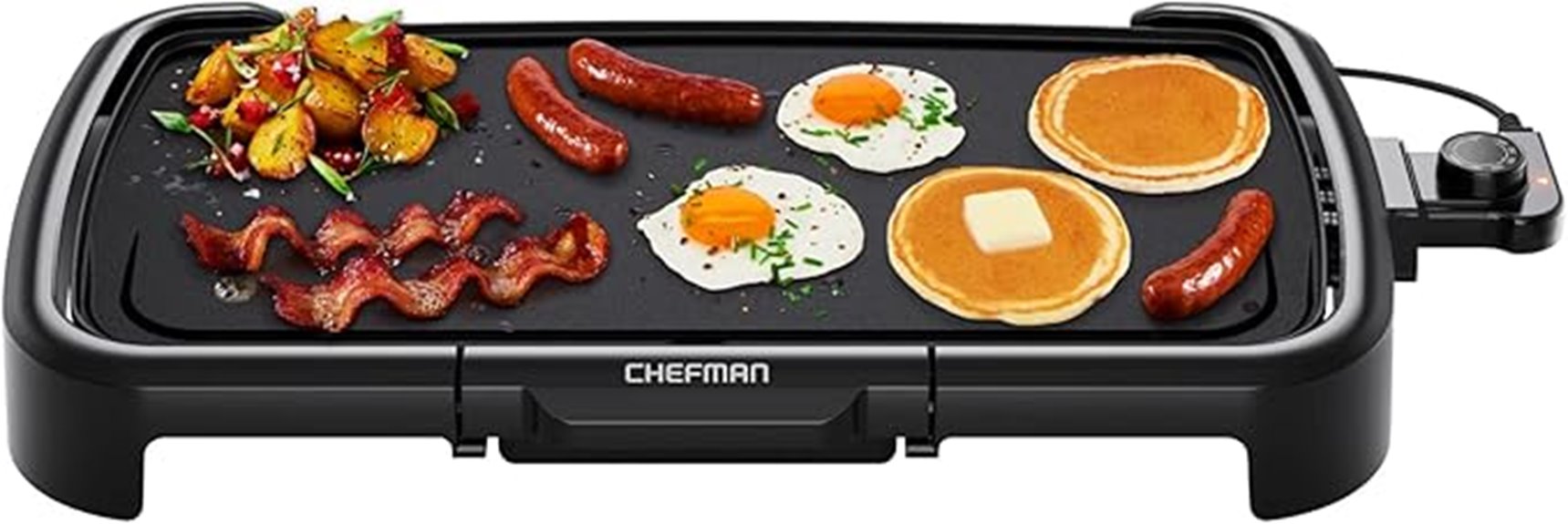 Electric Griddle (Nonstick) That Makes Breakfast Easy 1 10x20 nonstick electric griddle