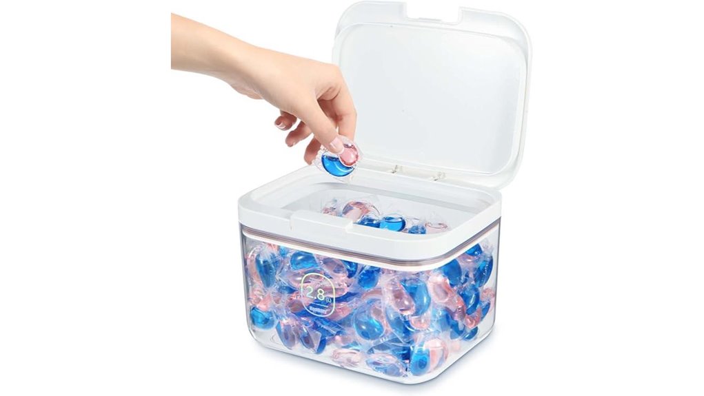 Best Dishwasher Pod Containers That Keep Your Sink Spotless 14 115 capacity sealed pop up container