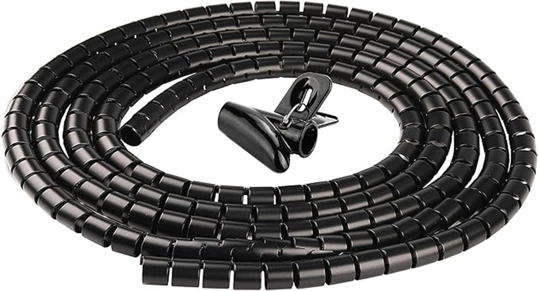 Top Cable Management Sleeves for Tech Organizers to Keep Neat 13 118 inch black cable organizer