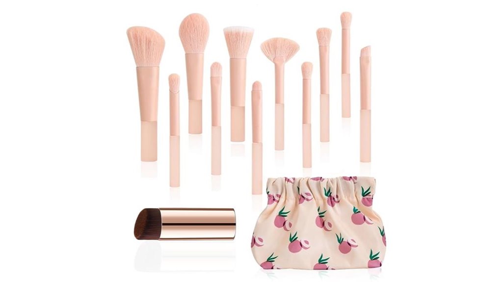 Mini Makeup Brush Sets (Protective Cases) Worth Trying 2 11 piece brush set case