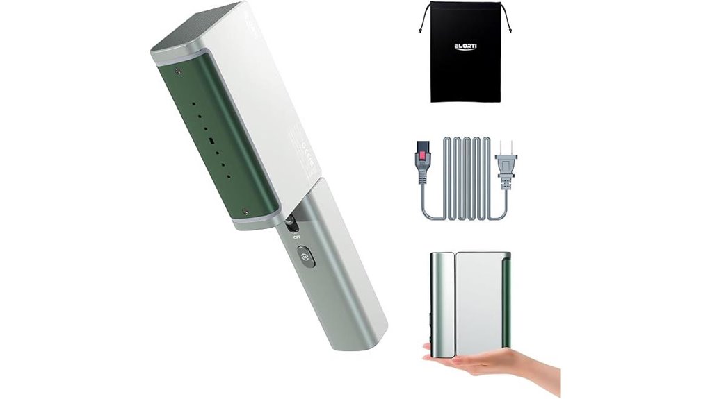 Best Mini Garment Steamers for Travel: Folding Handles 11 1200w dual voltage portable steamer
