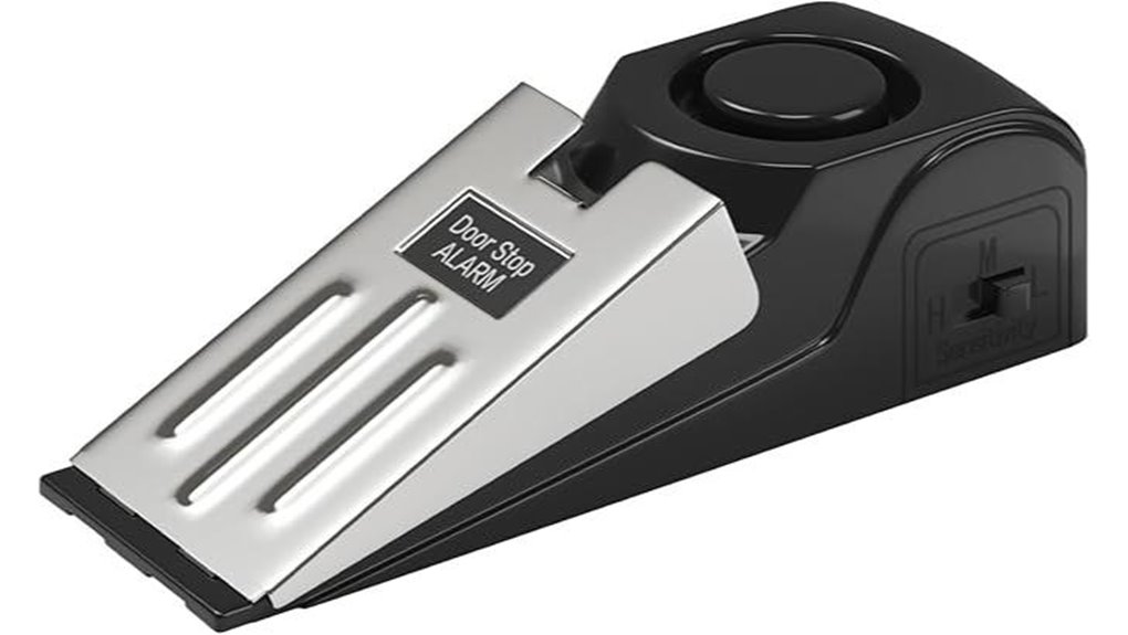 Top-Quality Non-Slip Door Stop Wedges Every Traveler Needs 5 120db door stop alarm