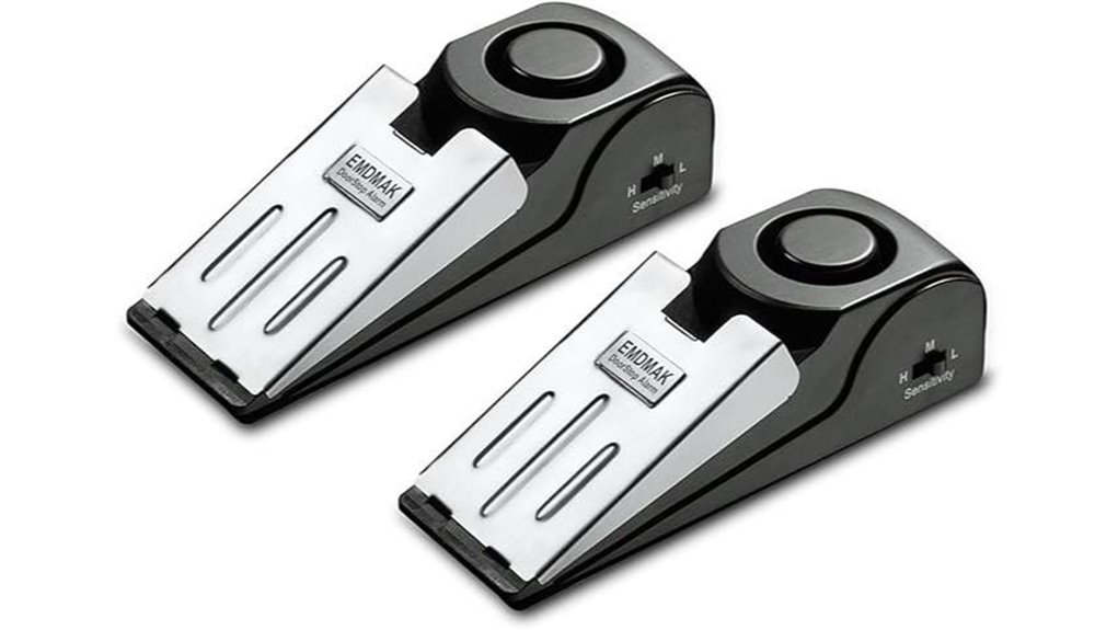 Compact Door Stop Alarms for Travelers Who Need Peace of Mind 2 120db door stop alarm