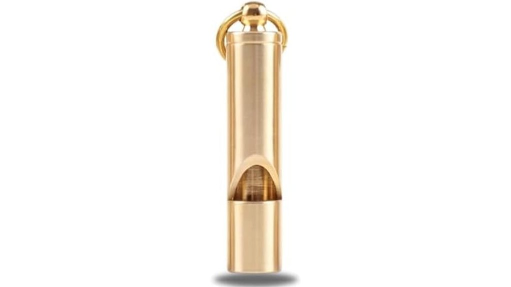 Best Small Durable Travel Safety Whistles for Travelers 5 125db brass emergency whistle