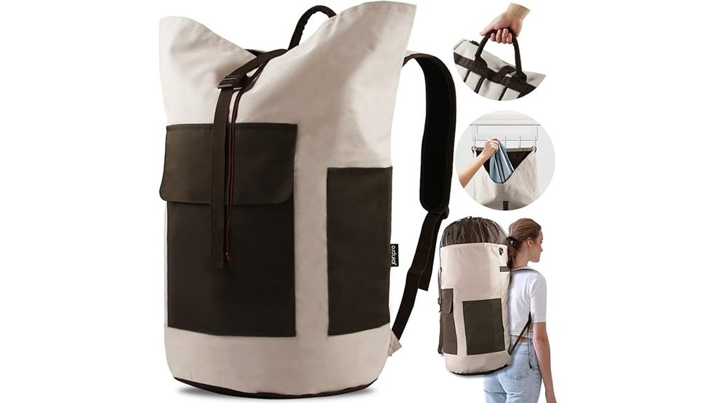 Carry‑On Luggage With Removable Laundry Bags Keep You Organized 3 125l 3 pocket laundry backpack