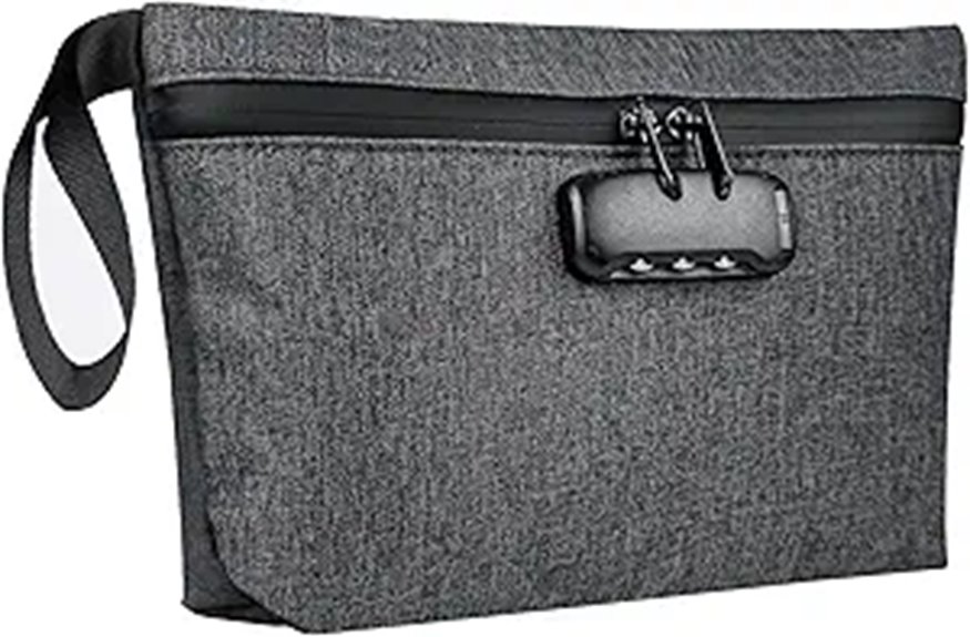 Top‑Rated Anti‑Theft Lockable Tote Bags for Peace of Mind 13 12 5x7 5 smell proof lock organizer