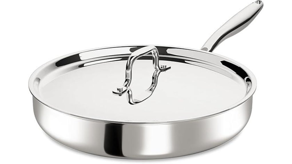 12 inch pfoa free tri ply pan