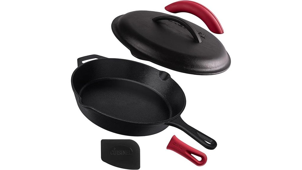 Top Cast Iron Skillets That Elevate Every Meal 5 12 inch pre seasoned skillet lid