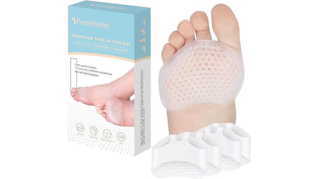 12 pack gel metatarsal pads