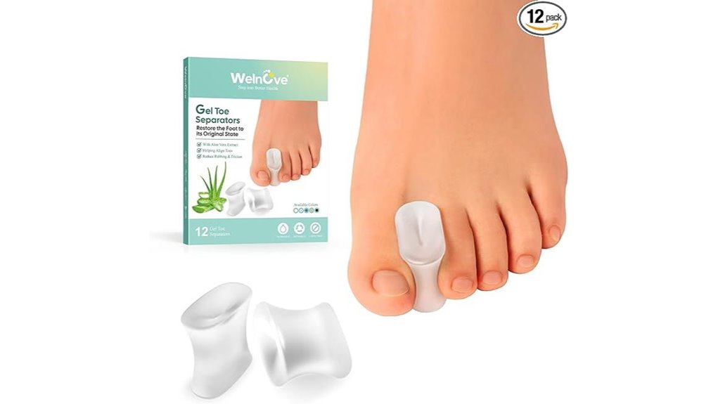 12 pack transparent gel separators