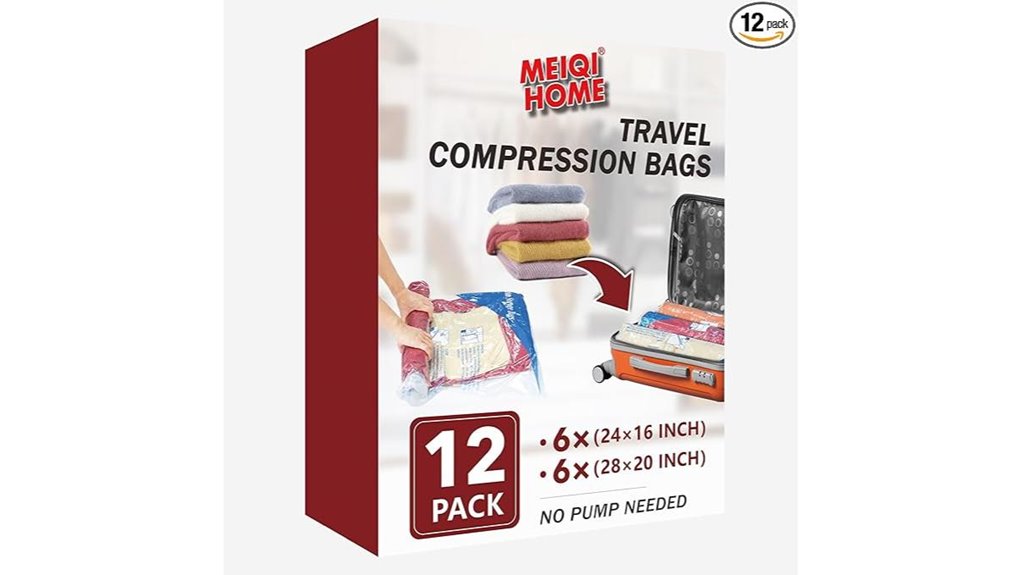 12 pack vacuum travel bags