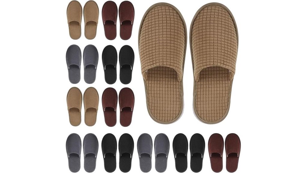 Reusable Silicone Shower Slippers (Pack‑Flat) for Easy Drying 1 12 pair geyoga closed toe slippers