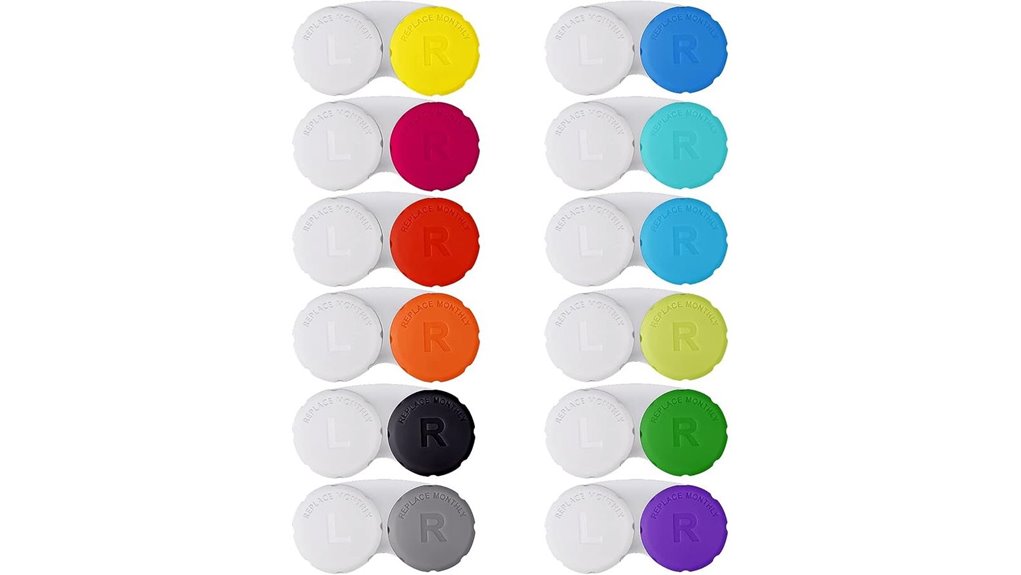 Leakproof Contact Lens Cases Every Long-Flight Traveler Needs 3 12 piece colorful lens case