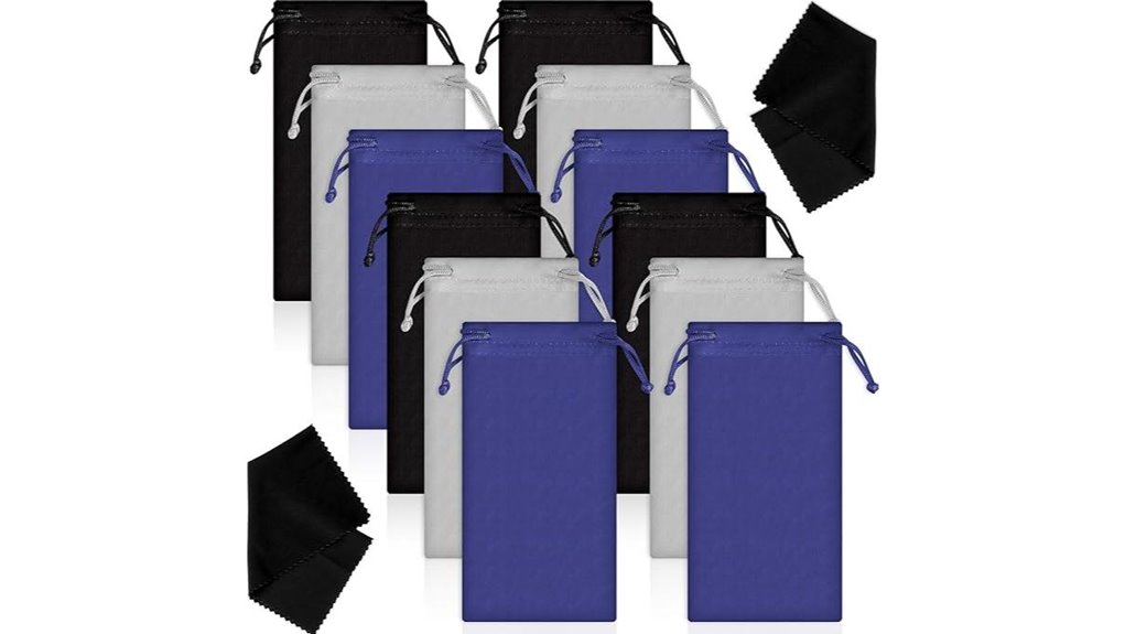 Sunglasses Cases That Protect Your Specs Without Extra Bulk 11 12 piece microfiber sunglasses pouch