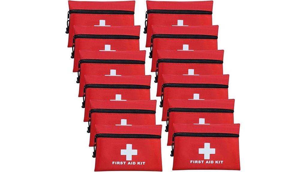 12 piece mini first aid pouch