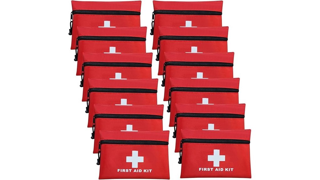 12 piece mini zippered kit
