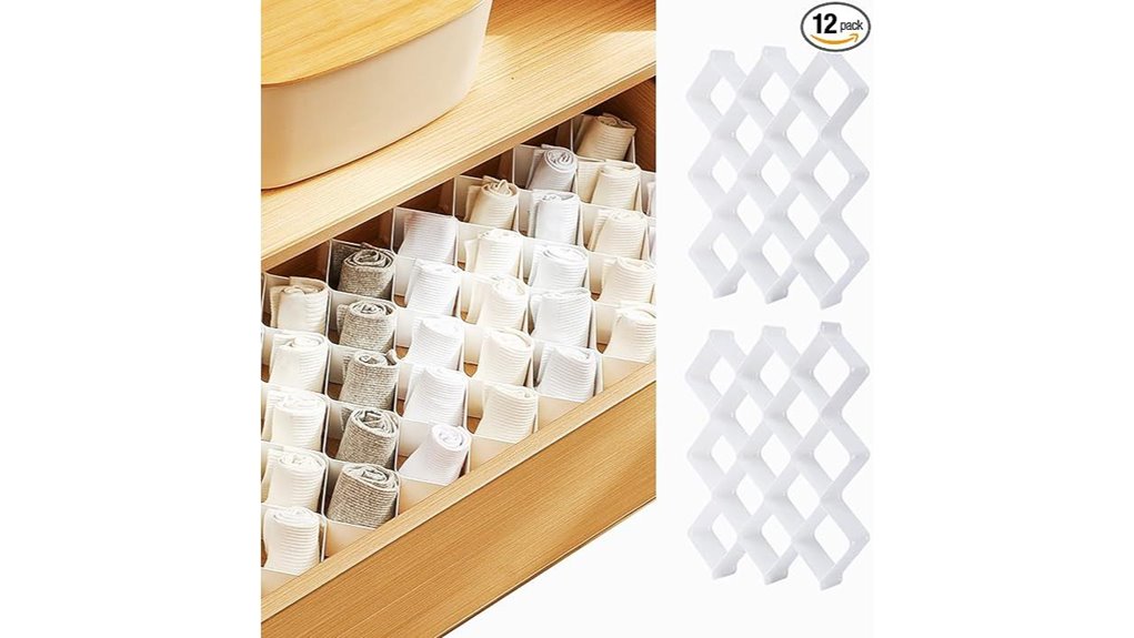 Must-Have Bra Organizers That Stop Your Bra From Crushing 9 12 piece sock drawer organizer
