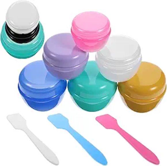 Top Travel-Size Skincare Spatulas (Hygienic Jars) You’ll Love 3 12 piece tsa cream spatulas