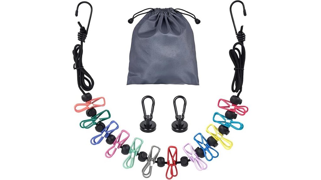 Travel Clotheslines That Won’t Slip—Your Outdoor Companion 9 12 pin magnetic travel clothesline