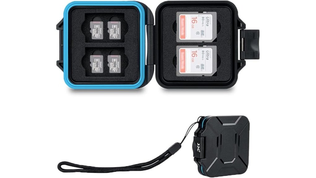 Top Memory Card Holders to Keep Your Photos Safe 4 12 slot water resistant shockproof case