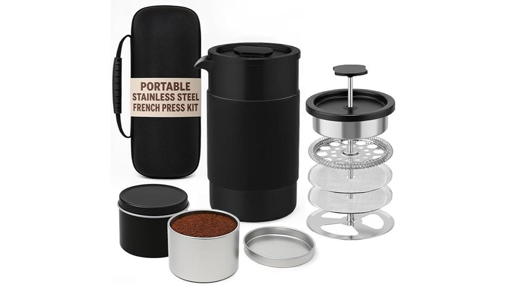 12oz french press two canisters