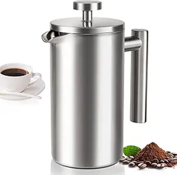 Best Travel French Press Kits With No‑Glass Designs 6 12oz stainless french press