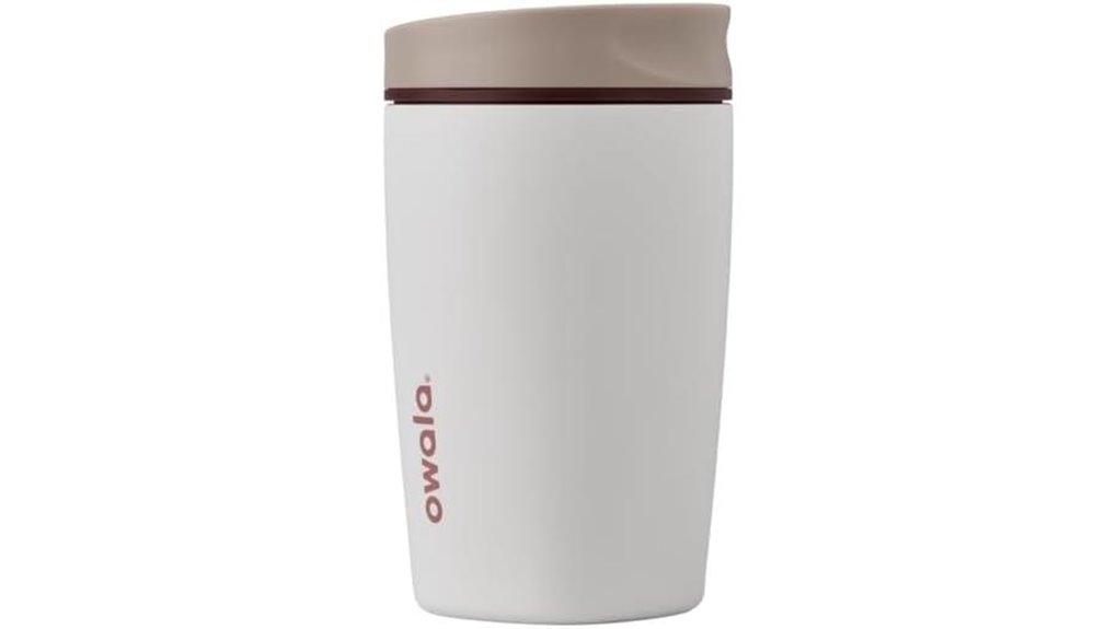 Travel Coffee Mugs With One-Hand Open Lids: Coffee on-the-Go 13 12oz stainless steel tumbler