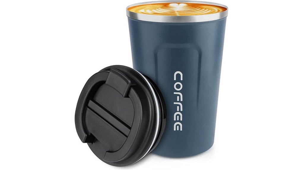 Top Travel Coffee Mugs (Spill-Proof Lids) on the Go 10 12oz stainless vacuum tumbler