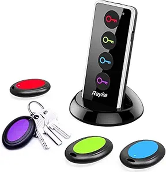Luggage Trackers With Loud Find Alerts (Crowded Carousel) 7 131ft remote key finder