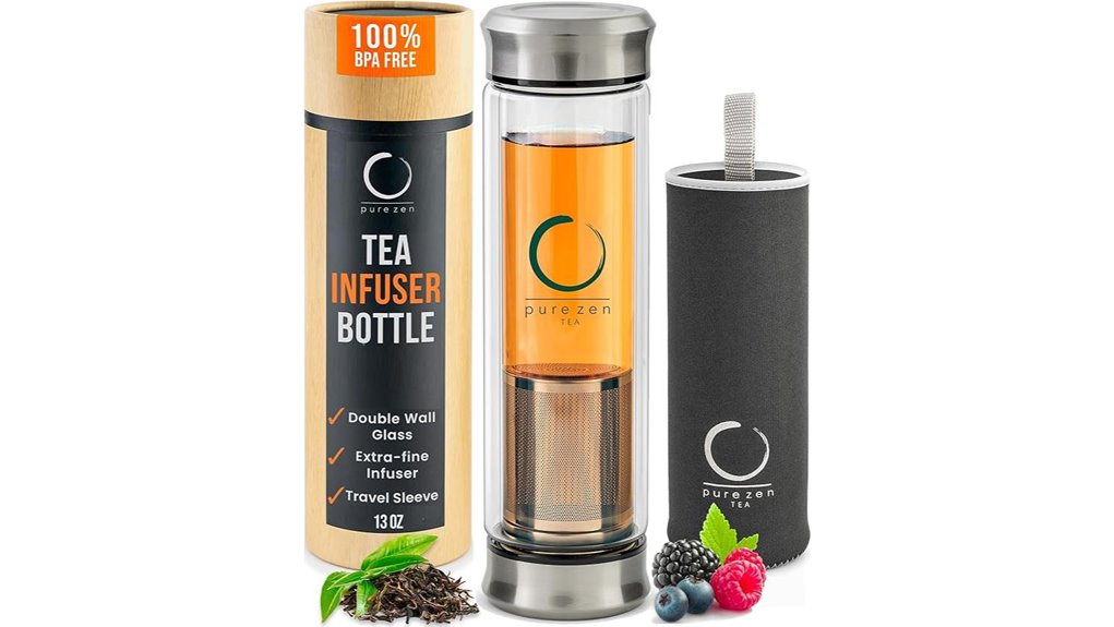 Top‑Rated Reusable Tea Infusers for Travel Mugs (Easy Clean) 7 13oz double wall tea tumbler