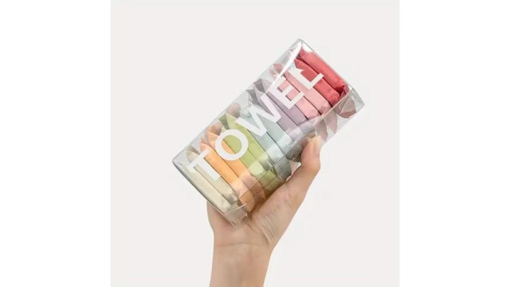 14 soft travel washcloths
