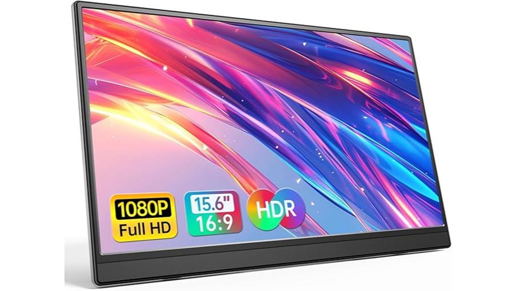 Portable Monitor (Thin, USB‑C) That Makes Your Workspace Chic 14 15 6 1080p usb c monitor