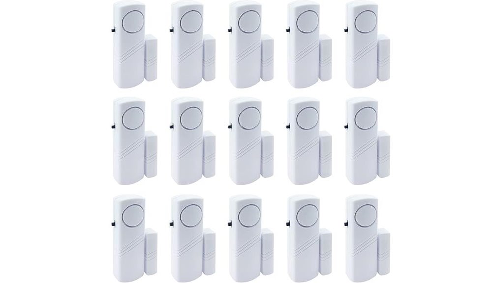 Window Alarm Sensors for Travel Rentals: The Peel‑and‑Stick Option 8 15 piece 90db door window alarm