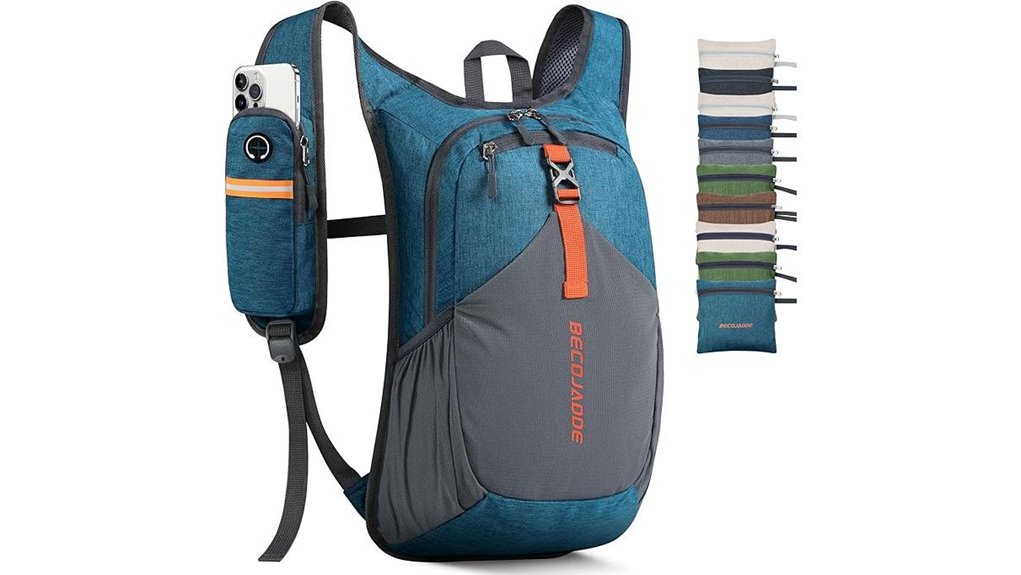 15l turquoise hiking daypack