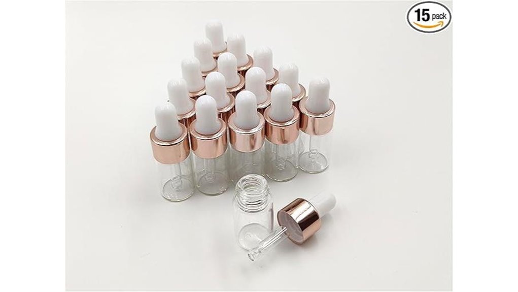 Mini Dropper Bottles: No‑Spill, Precise Serum Dosing 6 15pack glass dropper oils