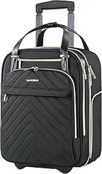 16 inch lightweight underseat suitcase