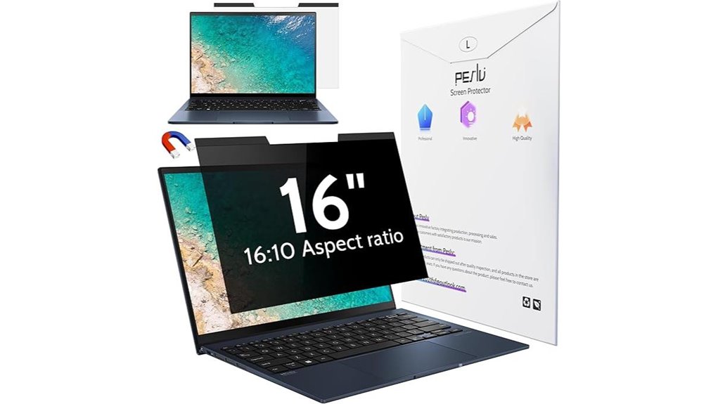 Top Privacy Screen Filters for Laptop Travel & Work 14 16 inch magnetic privacy anti glare