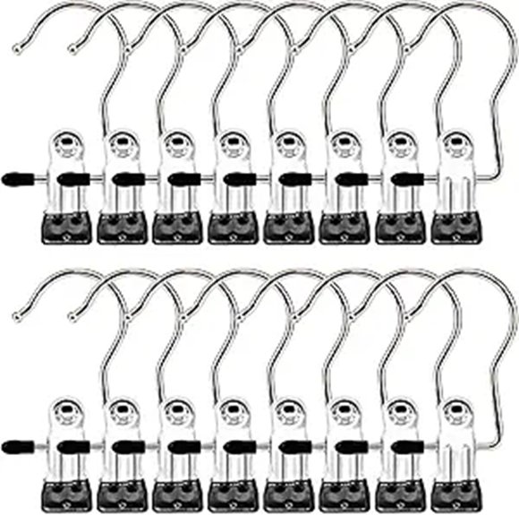 Best Shoe Drying Clips for Travel to Hang & Air Shoes on the Go 1 16 pack heavy duty boot clips