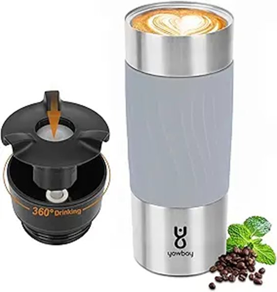 Best Travel Mugs with True Leakproof Lids (Bag Safe) 11 16oz stainless 360 leak proof