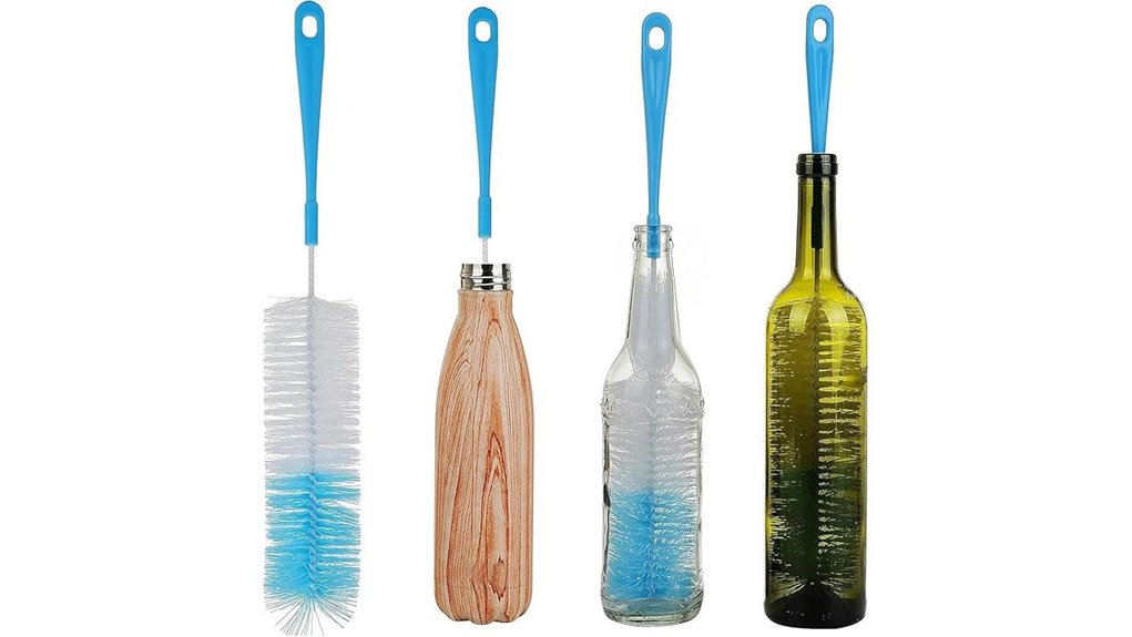 Top Travel Bottle‑Cleaning Brushes (Fits Narrow Necks) 1 17 inch bottle cleaning brush