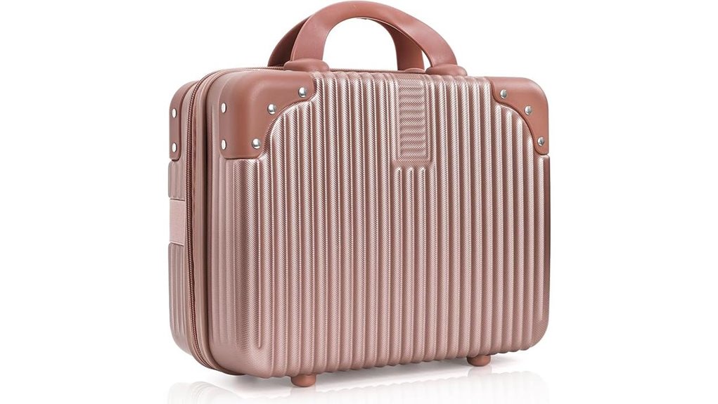 Hard‑Shell Vanity Cases (Mini Suitcases) You Need in Style 8 17 inch elastic cosmetic shell
