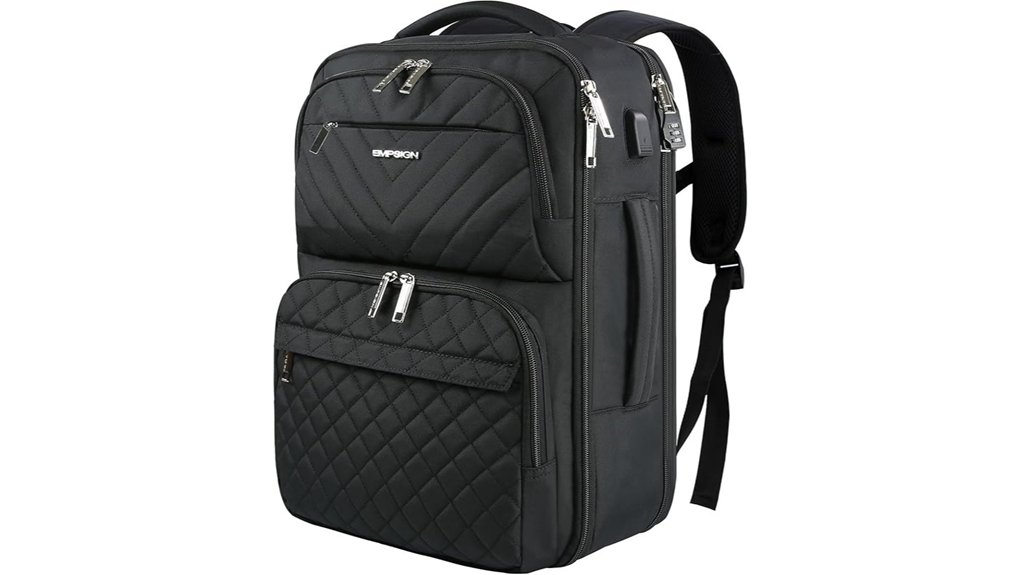 17 tsa friendly usb backpack