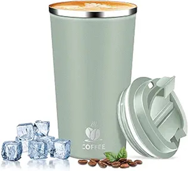 Top Travel Coffee Tumblers That Don’t Leak (Lid Styles) 9 17oz insulated stainless mug