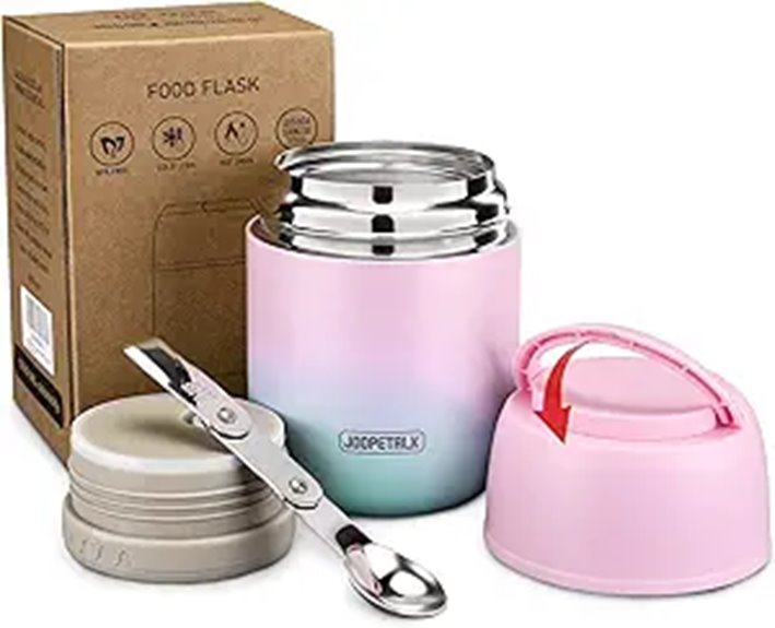 The Best Insulated Lunch Jars for Winter Day Trips: Leak-Proof 12 17oz vacuum insulated lunch jar