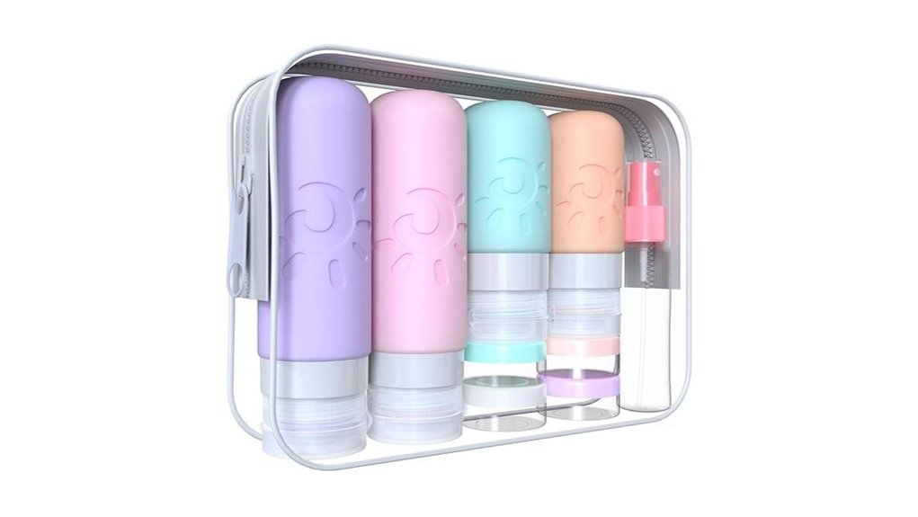 18 pack silicone tsa approved bottles