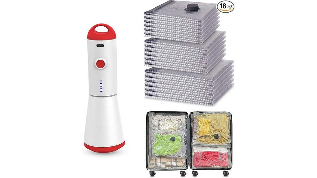 18 pack usb travel vacuum