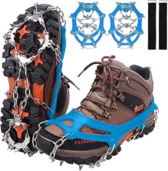 Best Crampons for Winter Hiking (Microspikes) Keep You Safe 13 19 point stainless steel crampons