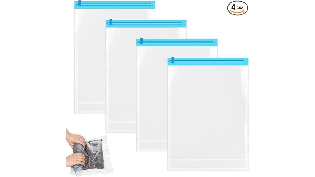 The Best Roll‑Up Vacuum Bags That Free Your Closet From Clutter 15 19x14 vacuum roll up packs