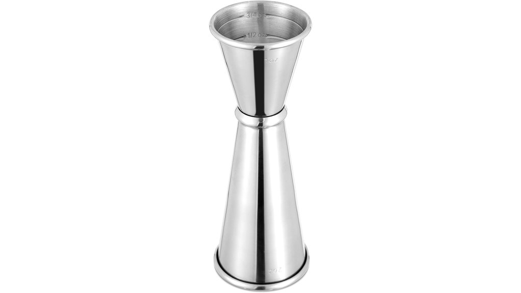 Best Jigger Measuring Cup for Homemade Cocktails 3 1oz 2oz stainless steel jigger